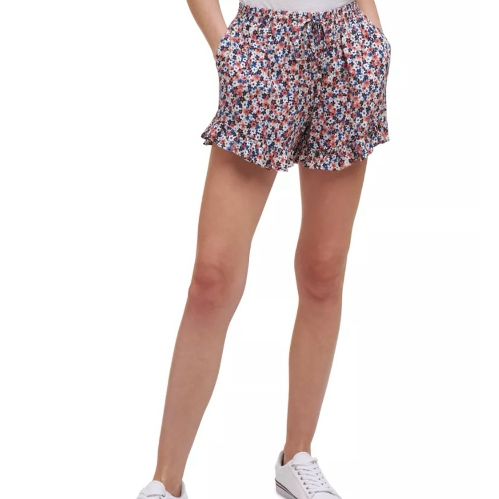 Tommy Hilfiger Floral High Waist Shorts